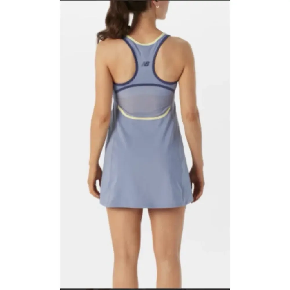 NWT New Balance Women’s Paris Tournament Dress Small Blue Tennis Pickleball